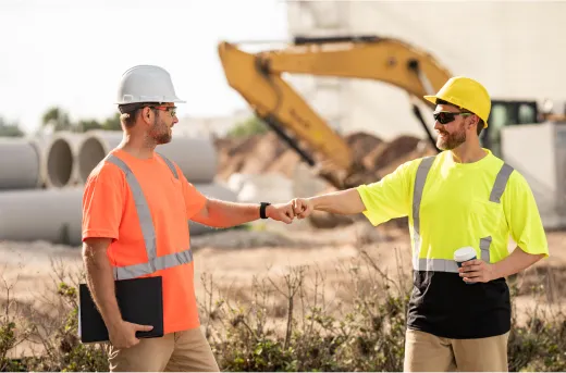 This involves site preparation, which may include clearing